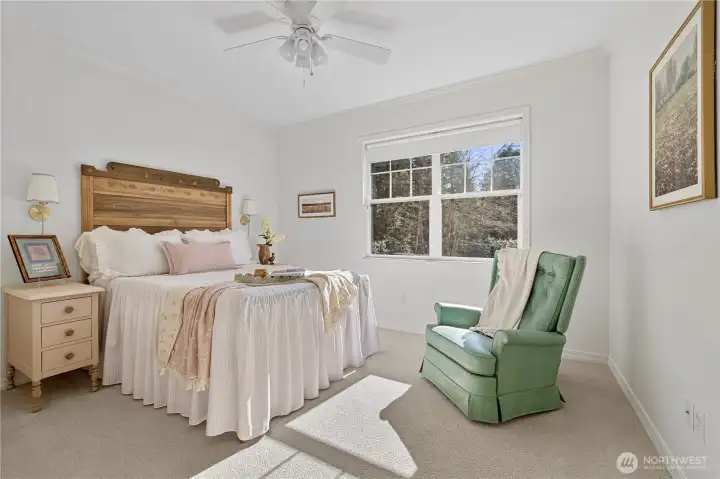 Bedroom #3 with south facing views.