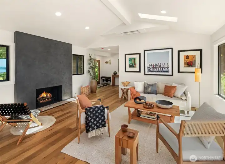 Living area on main floor