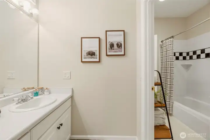 Jack and Jill bathroom. Jack and Jill bathroom.