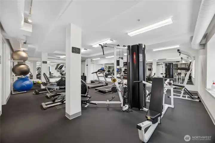 Check out the fitness room. You'll be able to cancel your gym membership.