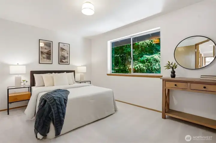 Upper level bedrooms with new carpet, fresh paint and rear yard outlooks. Upper level bedrooms with new carpet, fresh paint and rear yard outlooks.