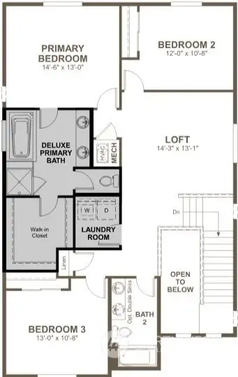 Upper Floor Layout