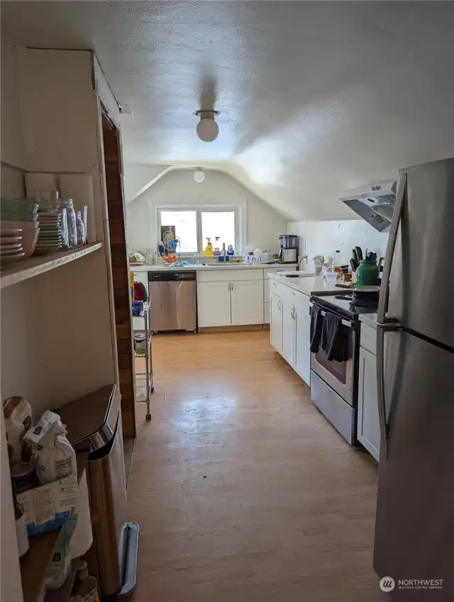 Renovated kitchen upstairs unit 2