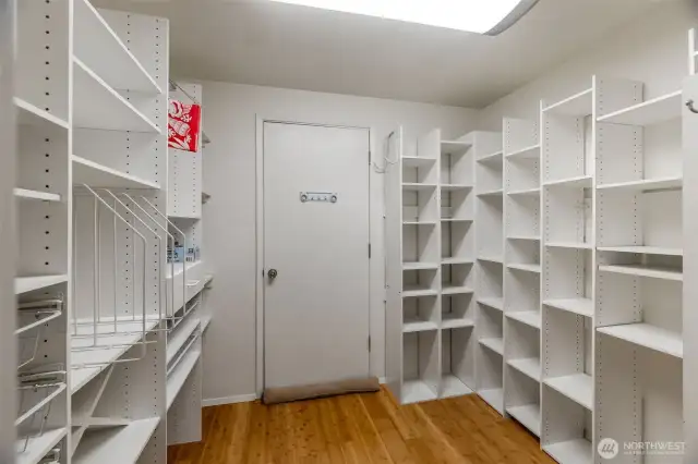 Walk-in Pantry off the kitchen