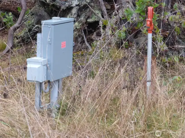 power and water connections