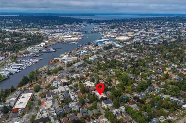 Just minutes from Ballard, Queen Anne, SLU, and Downtown Seattle