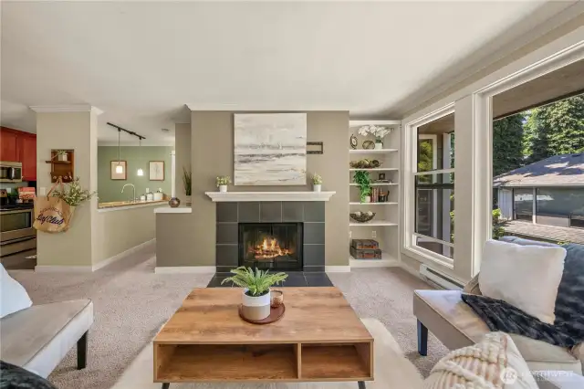 Cozy up to your fire place during chilly PNW days