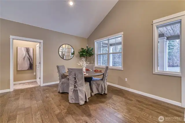 Great room concept one level living. A few options to lay out your desired existence.
