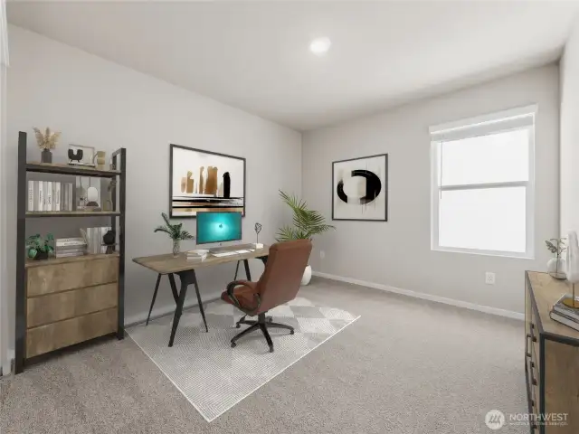 Photo of same plan but not actual home and reflects different colors and elevation.