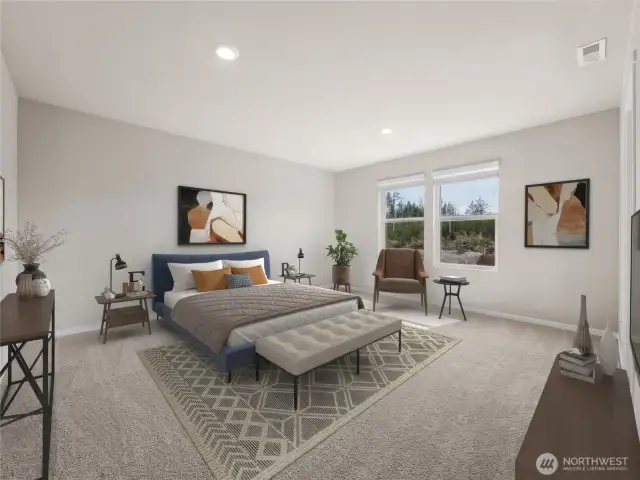 Photo of same plan but not actual home and reflects different colors and elevation.