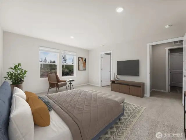 Photo of same plan but not actual home and reflects different colors and elevation.