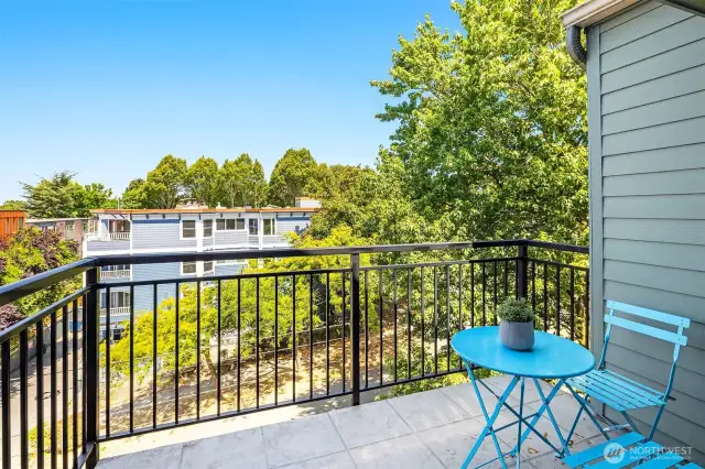 You'll love sipping coffee on the patio, or watching sunsets to the west.