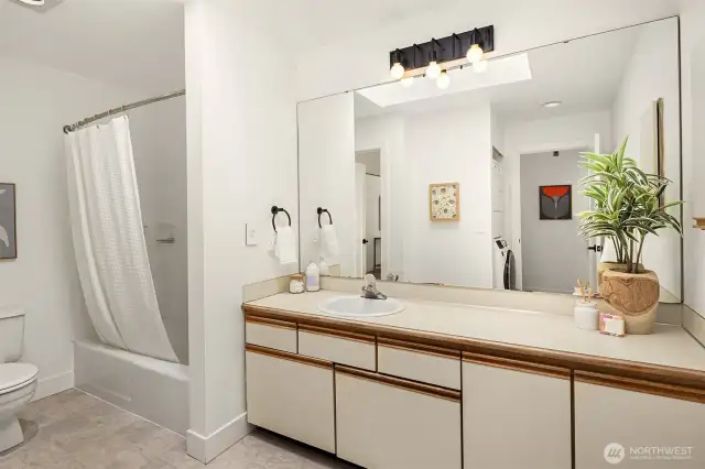 Plenty of space for a luxurious bathroom upgrade.