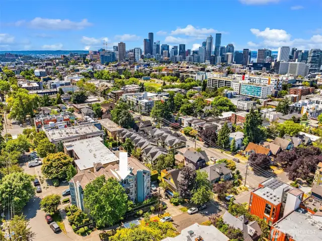 Incredible location at the top of Capitol Hill.