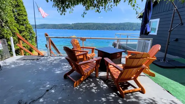 Deck side of the house