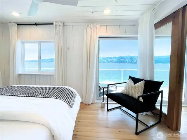 Front bedroom with water view