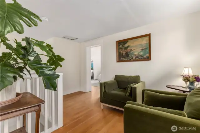 Loft with sitting area