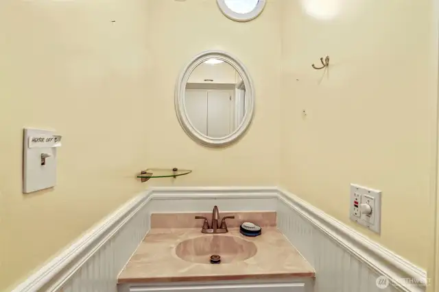 Half bath downstairs