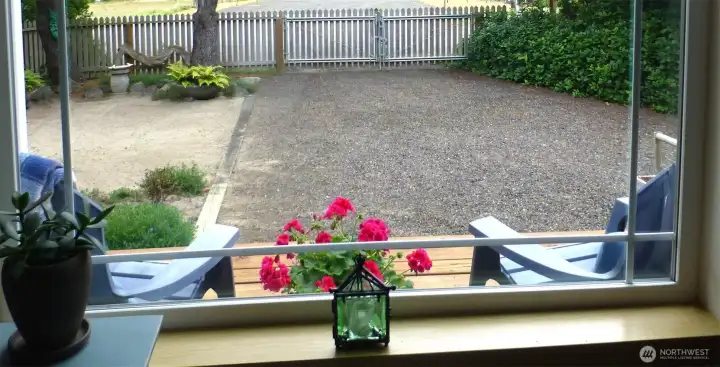 View from living room window.
