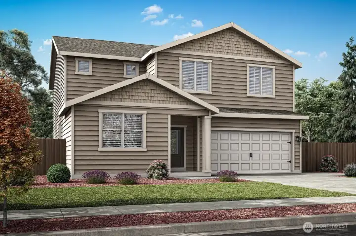 Example of the Whidbey floorplan to be located at 9763 Hay St SE