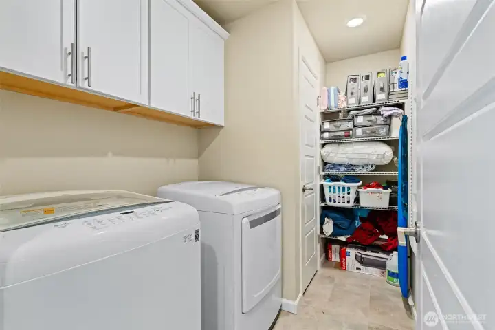 Upstairs laundry