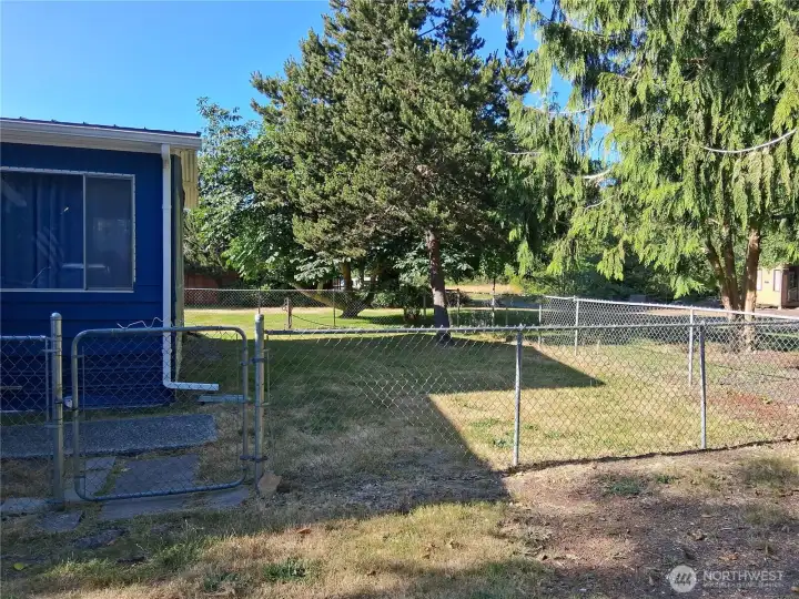 fenced in area for your pets