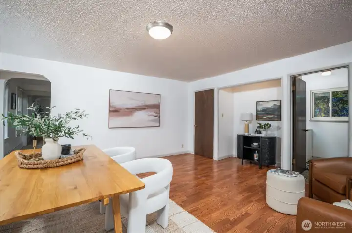 Laundry room to the right.