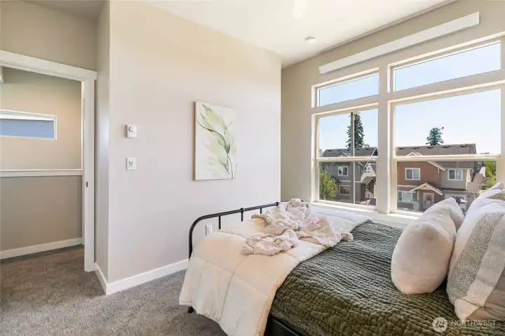 Staged photo of similar townhome. Not subject property.