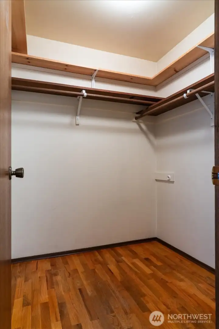 Primary Walk In Closet