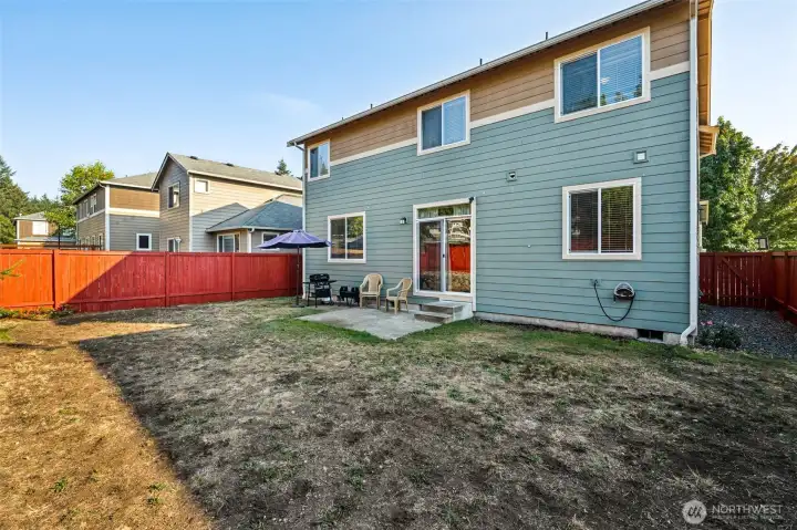 Fully-fenced Backyard