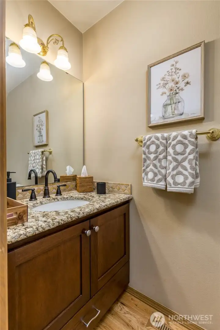 Half bath downstairs