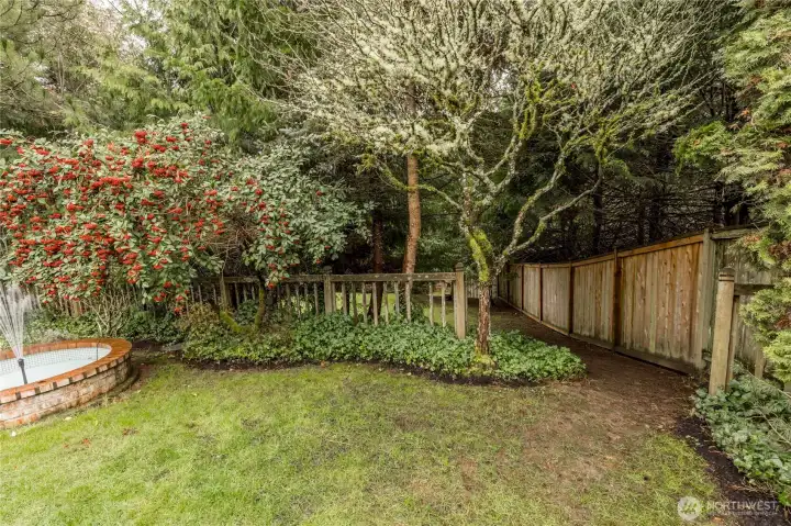 Take a few steps down this path and find yourself in your own private natural northwest wooded space