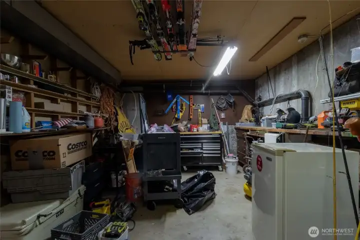 Extra Deep Garage Work Space