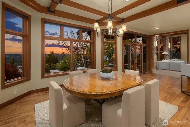 Kitchen Dining Area with Views positioned toward Vista Views.