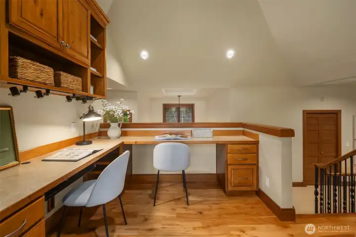 Built-in Study and Work Area.