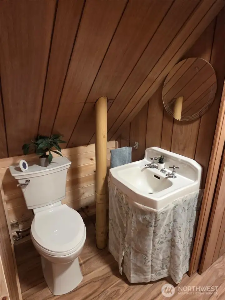 Updated 1/2 Bath upstairs.