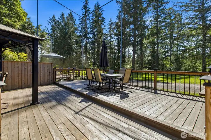 Expansive views of the golf course from your huge entertaining deck