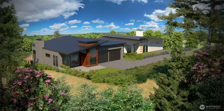 Single family home rendering. Not an actual property photo.