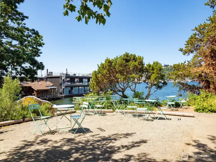 This park adjacent to Union Harbor is where kayakers come to connect with Lake Union.