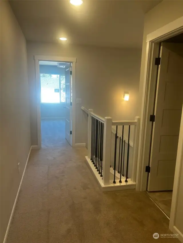 Upper Landing Hallway with Open Rail