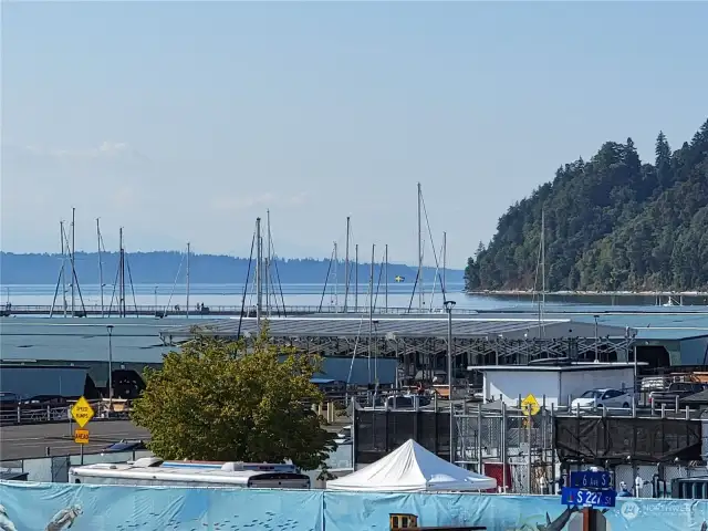 Pleasant marina view just steps from Mariner Manor.