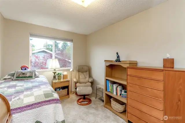 The second bedroom upstairs.