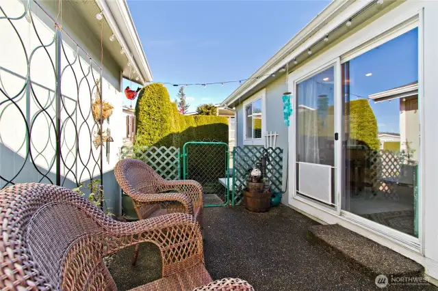 Delightful patio