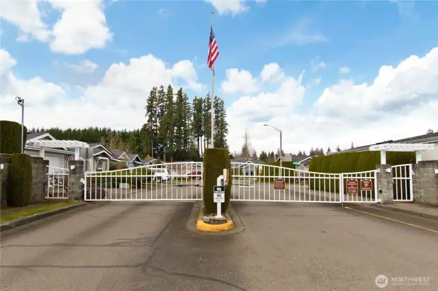 Gated entry into neighborhood