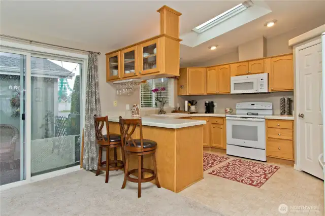 Kitchen and eating nook