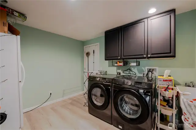 Laundry Room and Storage Closet