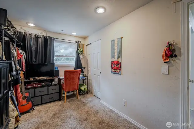 3rd Bedroom/Office with closet