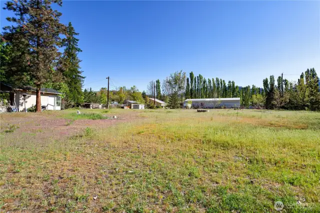 Level, cleared building site. Bldg. permit was approved, has expired.