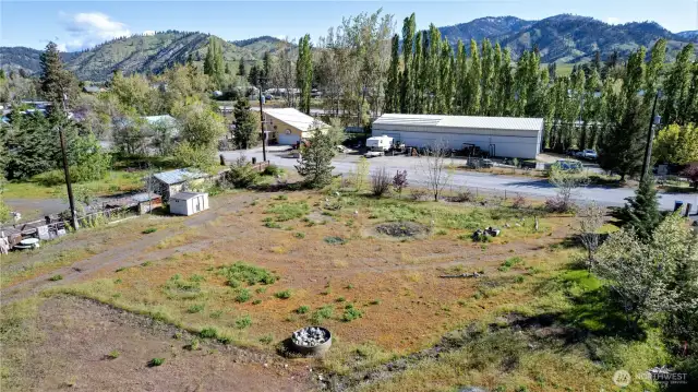 Aerial view towards the North & Hwy. 2