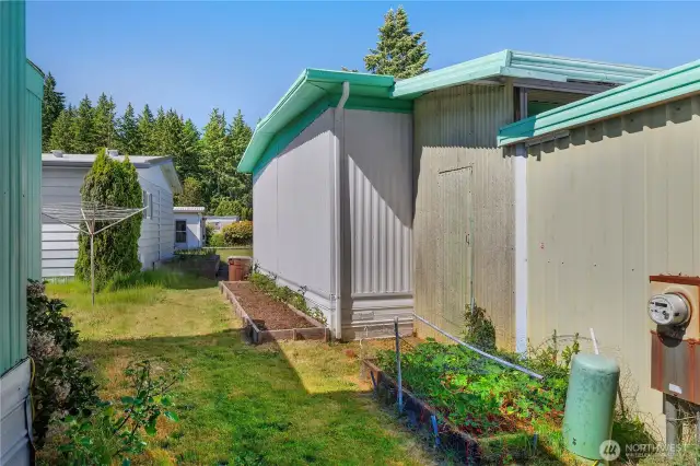 Gardening spaces around the home.